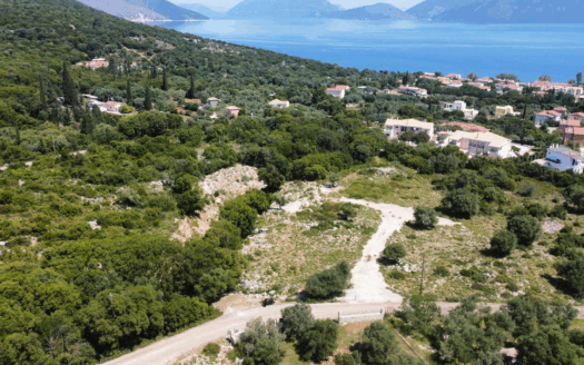 Panoramic Plot in Karavomylos Village with Stunning Views of Sami Bay