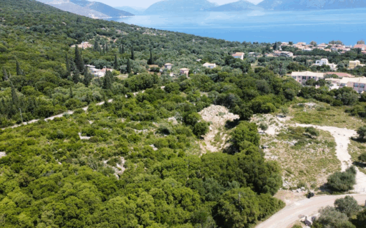 Panoramic Plot in Karavomylos Village with Stunning Views of Sami Bay