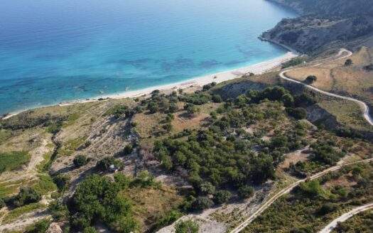 Scenic Countryside Plot with Sea Views in Agkonas