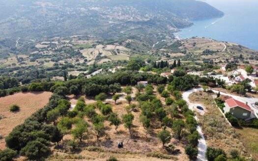 Traditional Living with Sea View – 6,605 m² Buildable Plot in Agkonas