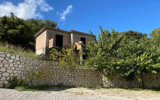 Hillside Unfinished House Near Myrtos Beach