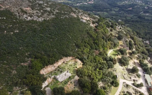 Panoramic Ionian Views from a Serene Hillside Setting near Skala